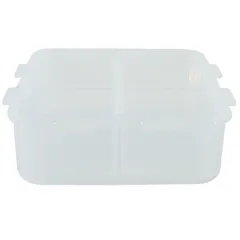 Lock & Lock Square Plastic Food Container W/Divider (870 ml)