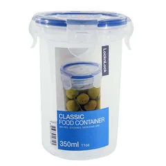 Lock & Lock Tall Round Plastic Food Container (350 ml)