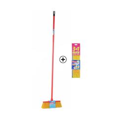 Vileda Outdoor Broom with Cloth Bundle