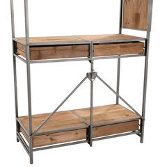 Foldable Shelving Unit with Drawers (90 cm)