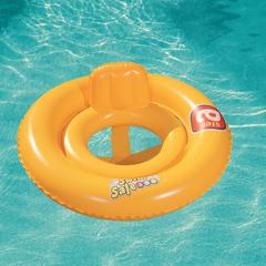 Bestway Swim Safe Double Ring Baby Seat (69 cm, Yellow)
