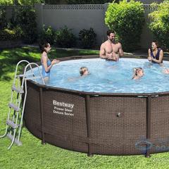 Bestway Power Steel Swim Vista Series Above Ground Pool Set (488 x 122 cm)