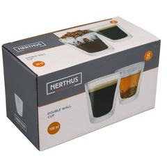Nerthus Double Wall Coffee Cup (100 ml, Set of 2)