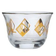 Dimlaj Novel Qahwa Cup Set (Set of 6, Gold)
