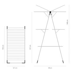 منشر غسيل طويل فولاذي برابانتيا (23 متر)