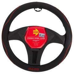 Momo Steering Wheel Cover (Black & Red)
