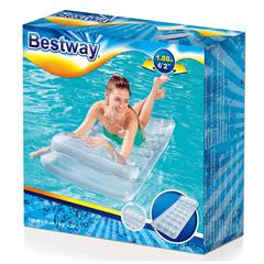 Bestway Vinyl Inflatable Lounge Pool Float (188 x 71 cm)