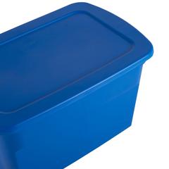 Sterilite Storage Tote (114 L, Blue Morpho)