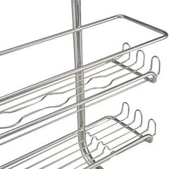 Interdesign 60466 Classico Shower Caddy (53.8 x 27.9 x 24.8 cm, Silver)