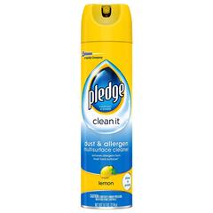 Johnson Pledge Dust & Allergen Cleaner (274 g, Lemon)