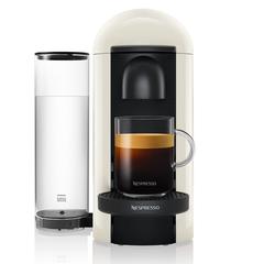 Nespresso GCB2-BU-WH VertuoPlus White + Aeroccino Bundle