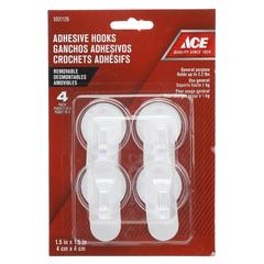 Ace Adhesive Hooks (4 x 4 cm, 4 pcs)