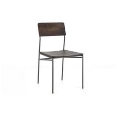 Pan Emirates Harrow Wood & Metal Dining Chair (48 x 53 x 91 cm)