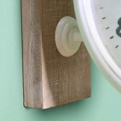 Danube Home Stolpa MDF & Metal Grand Hotel Wall Clock (26 x 9 x 20 cm)