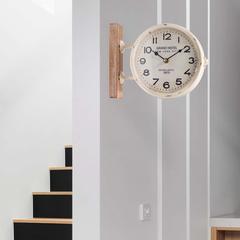Danube Home Stolpa MDF & Metal Grand Hotel Wall Clock (26 x 9 x 20 cm)