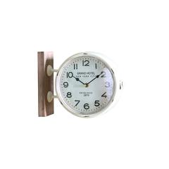 Danube Home Stolpa MDF & Metal Grand Hotel Wall Clock (26 x 9 x 20 cm)