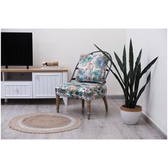 Pan Emirates Gangra Fabric & Metal Accent Chair (65 x 69 x 85 cm)