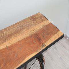طاولة مشروبات معدن و خشب MDF على شكل دراجة هوائية باجوا حول الإمارات (190 × 50 × 100 سم)