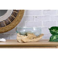 Pan Emirates Thy Wood & Glass Terrarium (25 x 25 x 15 cm)