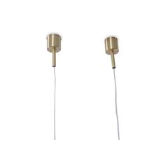Pan Emirates Ashley 2-Light G9 Pendant Lamp (62 x 12 x 150 cm, Brass)