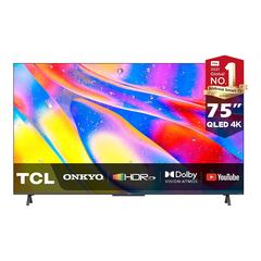 TCL 75" QLED 4K UHD Android Smart TV, 75C815
