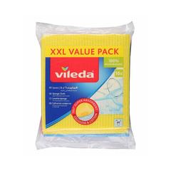 Vileda Multi-Purpose Cleaning Sponge Cloths (18 x 20 cm, Pack of 10)