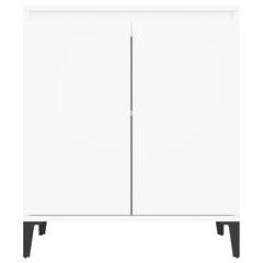 vidaXL Engineered Wood Sideboard W/Metal Legs (60 x 35 x 70 cm, White)