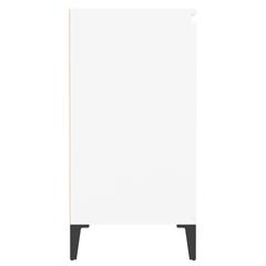 vidaXL Engineered Wood Sideboard W/Metal Legs (60 x 35 x 70 cm, White)