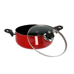 Royalford Non-Stick Ceramic Casserole W/Glass Lid, RF6442 (28 cm)