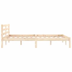 vidaXL Day Bed Solid Wood Pine 120x200 cm