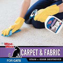 Four Paws Wee Wee Carpet & Fabric Stain & Odor DestroyerFor Cats (946 ml)