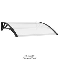 vidaXL Door Canopy 120x100 cm PC