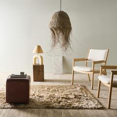 Wood Culture Theo Natural Seagrass Pendant Light (50 x 40 cm)