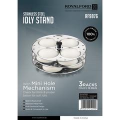 Royalford Stainless Steel 3-Tier Idly Stand (20 x 8 cm)