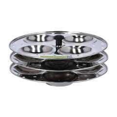 Royalford Stainless Steel 3-Tier Idly Stand (20 x 8 cm)