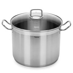 FISSMAN 304 Stainless Steel Cooking Sauce Pot With Glass Lid