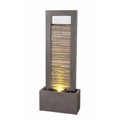 Danube Home Rain Stone Powder & Fiberglass Fountain (47 x 23 x 122 cm)