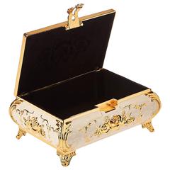 Adora Gold Plated Jewelry Box