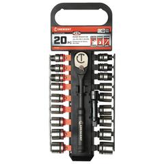 Crescent 6-Point Socket Wrench Set (20 pcs)