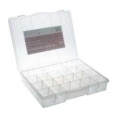 صندوق تخزين بلاستيك إيس 20 قسم (6.8 × 30 × 36 سم، كبير)