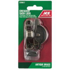Ace Brass Crescent Sash Lock (4.3 x 6 cm)
