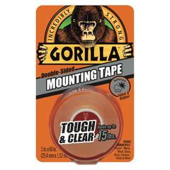 Gorilla Double-Sided Tough & Clear Mounting Tape (2.54 cm x 1.52 m)