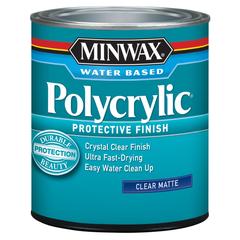 Minwax Water-Based Polycrylic Protective Finish (946 ml, Clear)