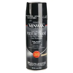 Minwax Fast-Drying Polyurethane Spray (340 ml, Warm Semi-Gloss)