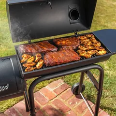 Char-Broil American Gourmet 430 Charcoal Offset Smoker Grill