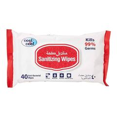 Cool & Cool Sanitizing Wipes (40 Sheets)