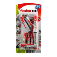 Fischer DuoPower Universal Wall Anchor Pack (1 x 5 cm, 8 Pc.)