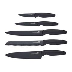 Kitchen Craft Agudo Knife Set W/ Wooden Block (6 Pc.)