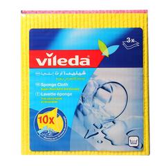 Vileda Wettex Wet Sponge Cloth Pack (Pack of 3)