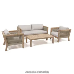 Seychelles Acacia Wood Single Sofa W/Cushions Generic (80 x 77 x 65 cm)